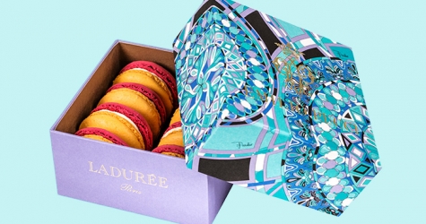 Ladurée и Emilio Pucci объединились для создания макарон
