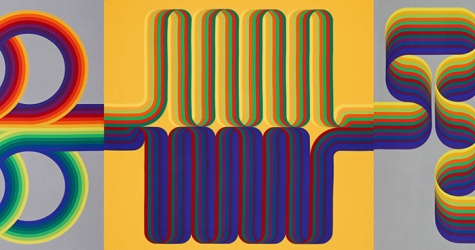 Работы Хулио Ле Парка на платках Hermès