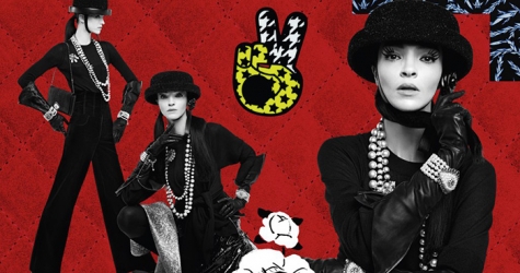 Карл Лагерфельд создал коллажи для осенней кампании Chanel