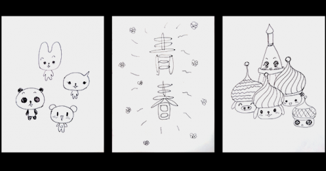 Художница рисует для BURO.: Лу Ян