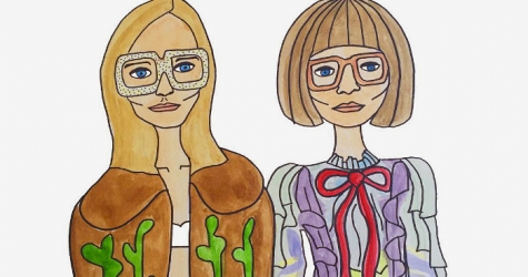 Подписываемся: cмешные дудлы о мире моды @angelicahicks