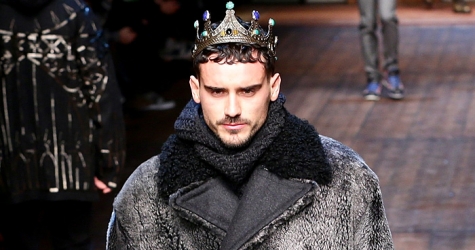Неделя мужской моды в Милане: показ Dolce&Gabbana, осень-зима 2014