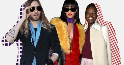 Гости показа Miu Miu, осень-зима 2014