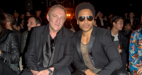 Гости на мужском показе Saint Laurent в Париже