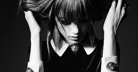 Новая русская: Валерия Кауфман в рекламной кампании Saint Laurent