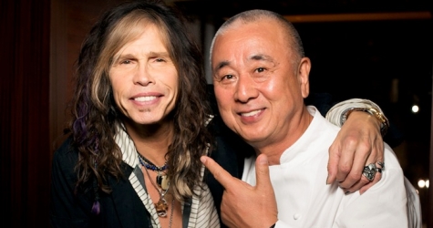 Стивен Тайлер на ужине в ресторане Nobu