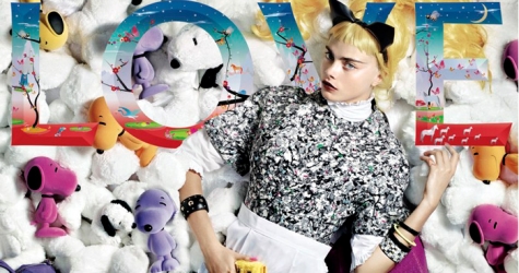 Кара Делевинь стала приглашенным редактором Love Magazine