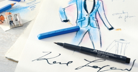 Карл Лагерфельд сделал \"набор художника\" для Faber-Castell