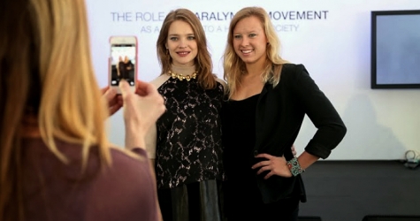 Наталья Водянова на экономическом форуме в Давосе