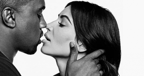 Ким Кардашьян и Канье Уэст в объективе Карла Лагерфельда