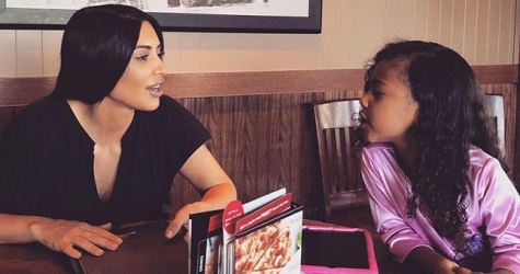 В семье Кардашьян-Уэст произошел конфликт из-за макияжа Норт