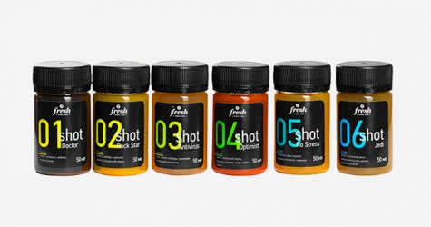 В кафе Fresh обновилось меню полезных шотов