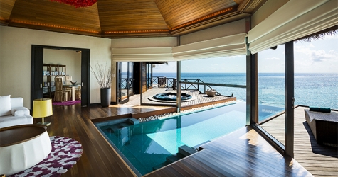 На краю света: сладкая парочка на Мальдивах