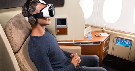 Виртуальная реальность на борту: коллаборация Qantas и Samsung