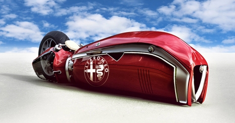 Концепт мотоцикла Alfa Romeo Spirito