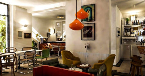 Отель Le Pigalle в Париже: книги, круассаны и провокационный дизайн