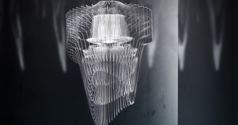 Лампа Aria Transparent от Захи Хадид