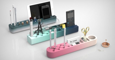 Дизайнеры из Yuue design придумали самый простой органайзер для рабочего стола