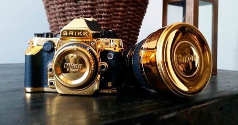 Золотой фотокомплект Brikk с 24-каратным покрытием