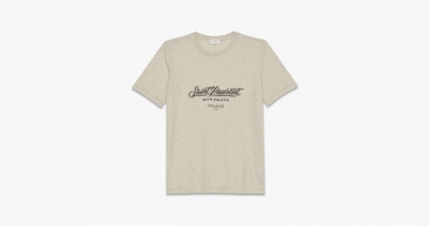 Saint Laurent выпустил «винтажные» футболки и спички, вдохновленные Парижем