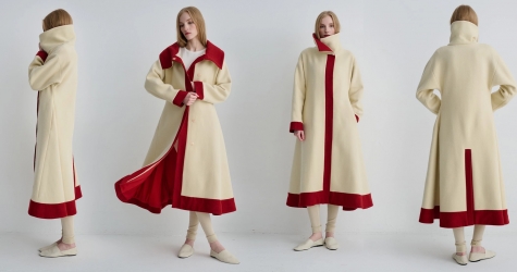 Локальный бренд FRONT Fashion представил коллекцию пальто с этническими мотивами