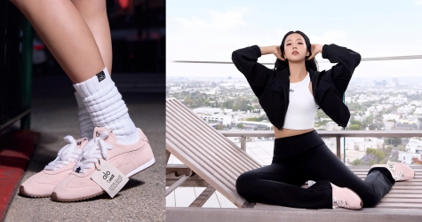K-pop-певица Джису создала дизайн кроссовок Alo Sunset