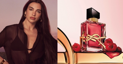 Дуа Липа стала лицом кампании нового парфюма YSL Beauty