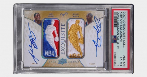 Карточку с автографами Джордана и Брайанта продали на аукционе