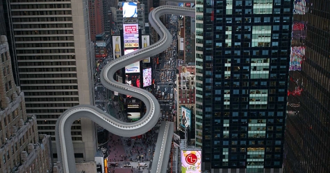 Зимние Олимпийские игры в центре Нью-Йорка