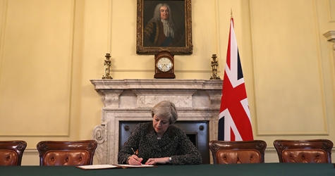 В Великобритании официально запустили процедуру Брексита