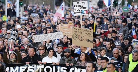 #JeSuisCharlie: Марш мира в 25 фотографиях