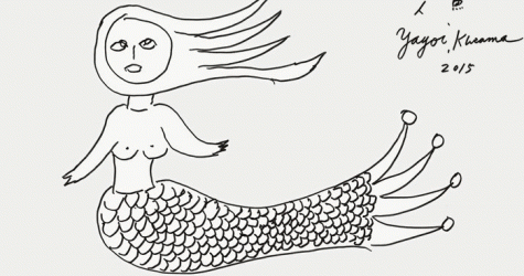 Яеи Кусама нарисовала иллюстрации к \"Русалочке\"
