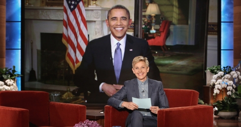 Барак Обама на шоу Эллен Дедженерес