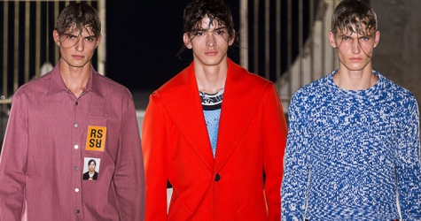 Неделя мужской моды в Париже: Raf Simons, весна-лето 2015