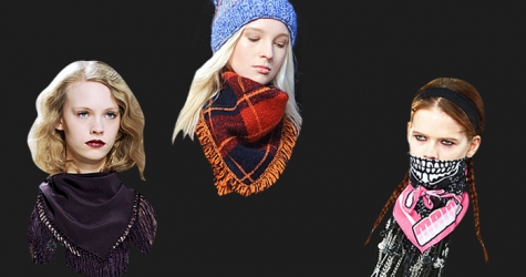 На заметку: самый модный способ завязывать платок