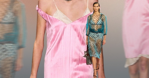 Верхнее нижнее белье — тренд весна-лето 2026. Вот подиумные образы, которые хочется повторить