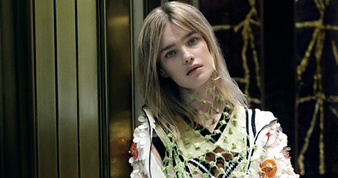 Наталья Водянова и Саша Пивоварова в весенней рекламной кампании Prada