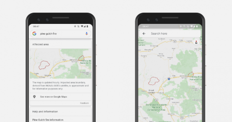 Google Карты будут показывать лесные пожары в реальном времени