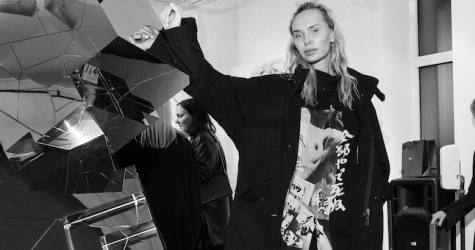 Илона Столье, Мария Кравцова и другие гости презентации скульптуры «Архитектор» в Askeri Gallery