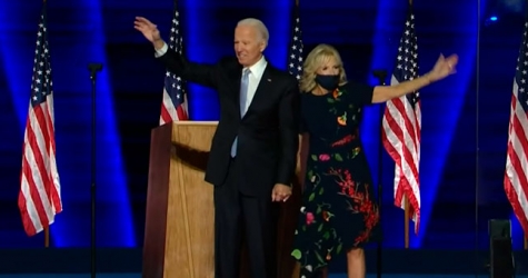 Первый выход первой леди: супруга Джо Байдена надела цветочное платье Oscar de la Renta