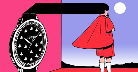 Российский художник Андрей Касай нарисовал иллюстрации для Gucci