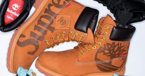Timberland выпустил классические ботинки с логотипом Supreme