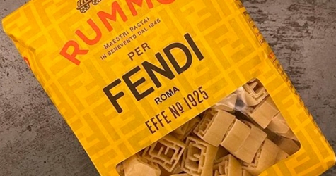 Fendi выпустил пасту с логотипом бренда