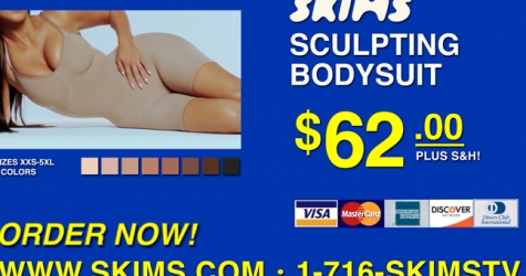 Ким Кардашьян выпустила рекламу Skims в формате ТВ-шопа