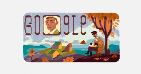 Google посвятил дудл 150-летию со дня рождения Ивана Бунина