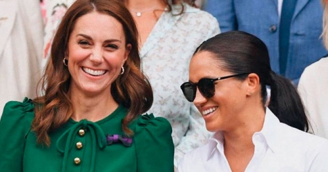 Кейт Миддлтон и Меган Маркл посетили финал Уимблдонского турнира