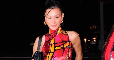 Белла Хадид отпраздновала день рождения в винтажном платье Dior