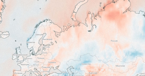Greenpeace создал карту температурных аномалий для тех, кто не верит в изменение климата