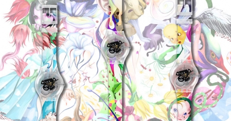 Художница Эллен Шейдлин создала принты для часов Swatch