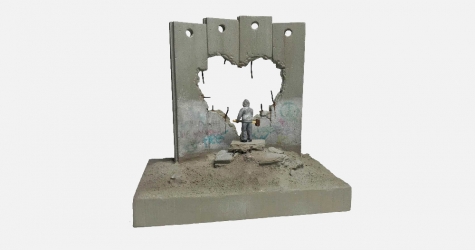 Бэнкси сделал коллекцию сувениров из стены между Израилем и Палестиной